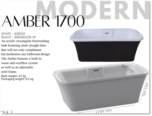 Free standing Bathtub